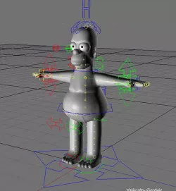 homero simpson C4D 3D model