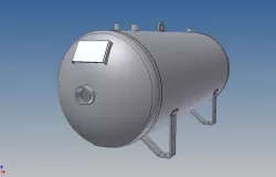 Horizontal air receiver 200 l