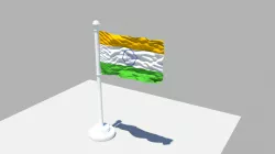 Indian flag 3D model