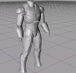 Iron Man MK 3 suit 3D scan