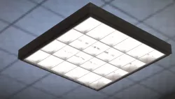 Lamp for "Armstrong"-type suspended ceiling