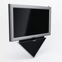 Led lcd hdtv Television 02 AM77 3D model