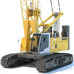 Liebherr Crawler Crane LR 1100 3D model