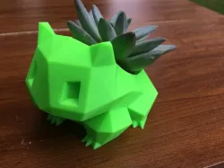 Low Poly Bulbasaur Planter