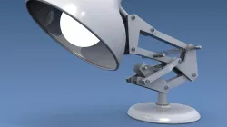 Luxo Jr Lamp - Rigged 3D model