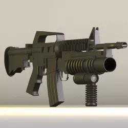 M4 Grip Tactical 3D model