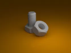 M8 nut and bolt