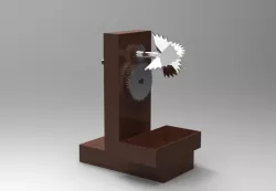 Manual coconut grating machine