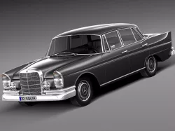 Mercedes-Benz 300SE W112 1961-1965 3D model
