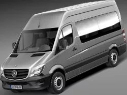 Mercedes-Benz Sprinter Passenger Van 2014 3D model