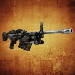 MG4 Machine Gun Low-poly  3D model