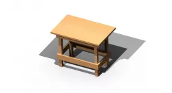 Mobile small workbench