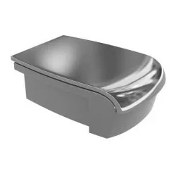 Modern Metal Toilet Bowl 3D model