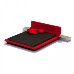 Modern Red Bed 3D model