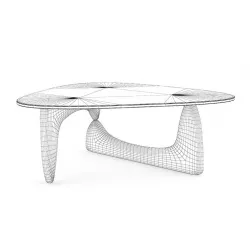 Modern Triangle Coffee Table 3D model