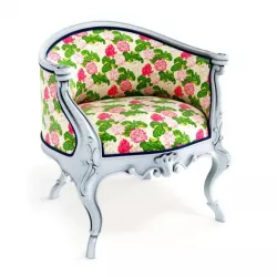 Multicolored retro armchair 45 am122 3D model