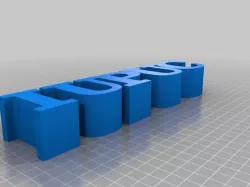 My Customized 5 Letters in a Row