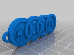 My Customized Audi Car KeyChain