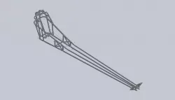 Nostalgia Front engine dragster chassis