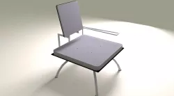 quad chair 3D model