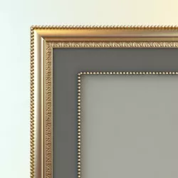 Rectangular Picture Frame and Mat 3D model