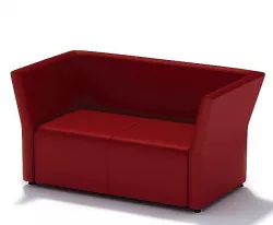 Retro Red Couch 3D model