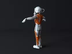 robotic exoskeleton 3D model