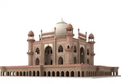 Safdarjung Tomb 3D model