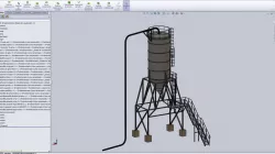 Silo and structure