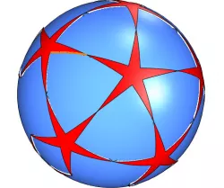 sphere Low-poly  3D model