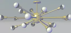 Sputnik-Style Luminaire