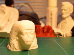 Statue head of a man