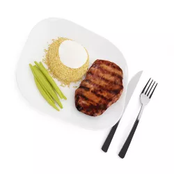 Steak with Couscous 3D model