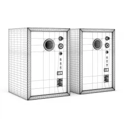 Studio Monitors 3D model