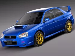 Subaru Impreza STi 2003-2005 3D model