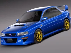 Subaru Impreza STi 22b 1993-2000 3D model