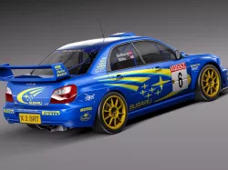 Subaru Impreza STi WRC 2001 3D model