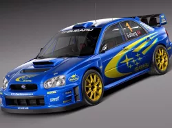 Subaru Impreza STi WRC 2004 3D model