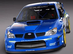 Subaru Impreza STi WRC 2006 3D model