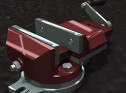Swivel machine vice