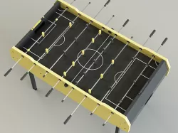 Table Soccer 3D model