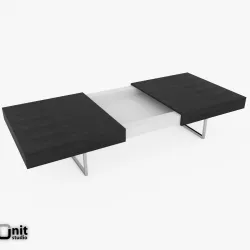 Tablet extendable table by Leolux 3D model
