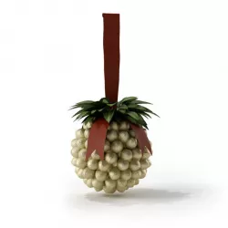 Traditional Christmas Mistletoe Decoration 3D model