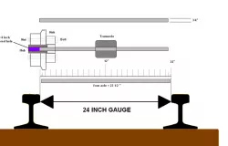 Trans-axle adapter design. 