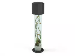 Tube Goldfish Aquarium 3D model