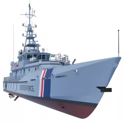 UKBA 42m Customs Cutter 3D model