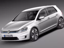 Volkswagen e-Golf 2015 3D model