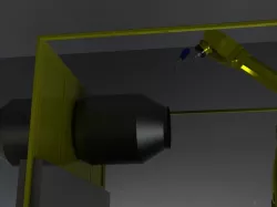 Welding robot.