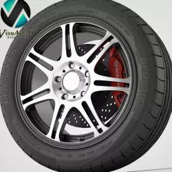 Wheel Nitro Y4601 3D model