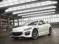 White Mazda Rx8 2008 3D model